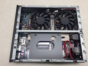 Shuttle PC DS81 Inside