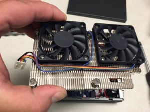 Shuttle PC DS81 Heatsink Side